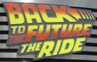 Back to the Future... The Ride logo