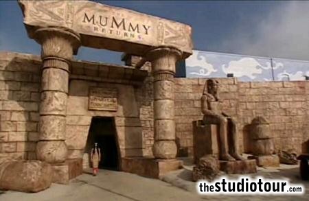 The Mummy Returns - Chamber of Doom - exterior as seen on the Mummy Returns DVD