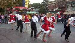 Swing Dancers help to turn on the Christmas spirit (and the lights), December 2006 (Photo by Devon Whitehead)
