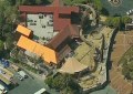 Aerial photo of the Saddle Ranch Chop House under construction in 2002/3 (from Windows Live Local)