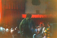 The Hulk breaking through, 1978 (photo by John Crystal)