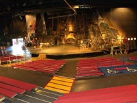 Spiderman Rocks! arena and stage in 2004 (Photo � Universal Studios Hollywood)