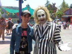 Beetlejuice and Devon Whitehead, July 2006 