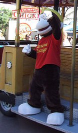 Curious George and Woody Woodpecker - Photo by Darkbeer, July 2006