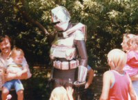 A Cylon in 1978 - Photo courtesy John Crystal