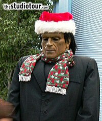 Frankenstein's Monster, pictured Christmas 2005 behind the Blues Brothers stage
(Photo by Phillip Donnelly) 