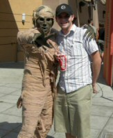 A new Mummy mask with more attitude and fewer teeth (seen with Christian, September 2006)