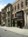 The business side of Brownstone Street in September 2006