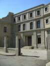 Buildings on the opposite side of Spartacus Square often appear as Embassy buildings or royal households (September 2006)