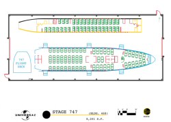 Plan of Stage 747 &copy; Universal Studios Hollywood
