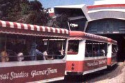 GlamorTram entering Battle of Galactica