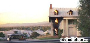 The Burning House as it was seen in 1983 in this still from The A Team, season two, Steel episode