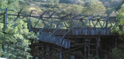 The bridge in it's collapsed state (2005)